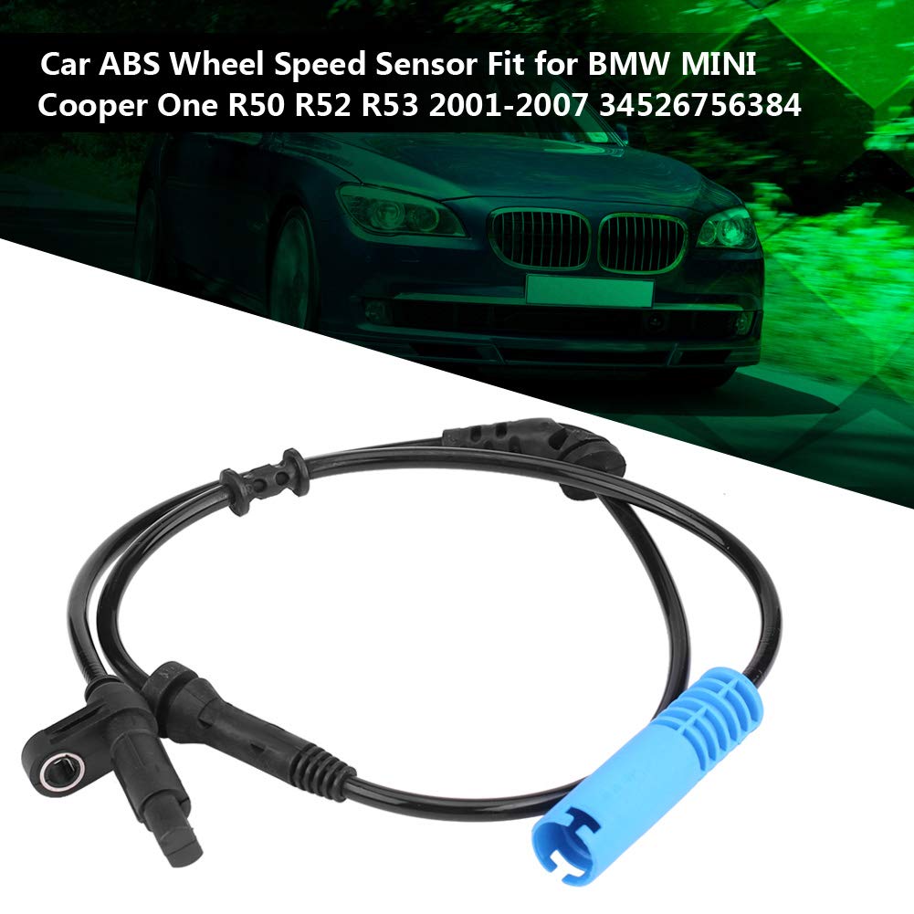 Aramox Speed Sensor / Car ABS Wheel Speed Sensor, Mini Cooper One R50 R52 R53 2001-2007 34526756384