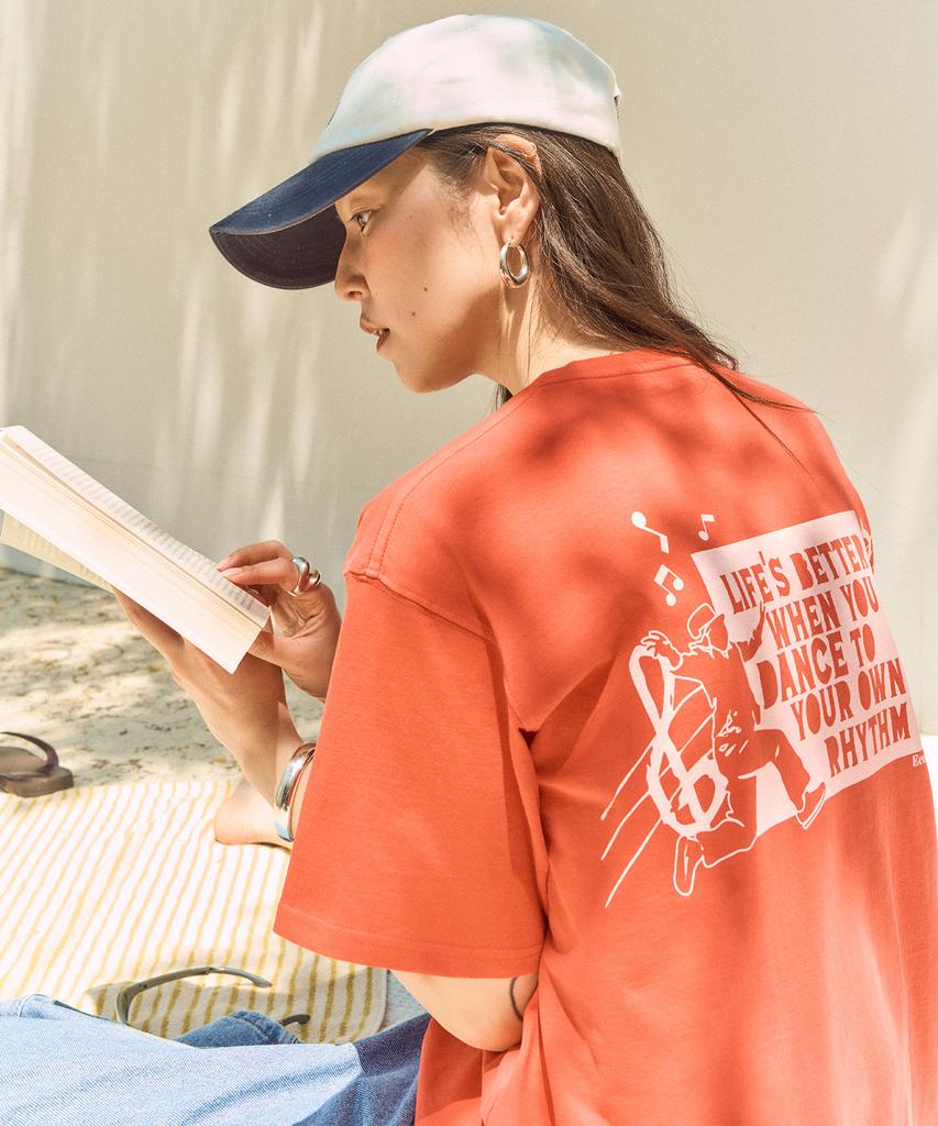 Iuteu Dancing Note T-Shirt / Red