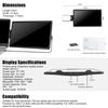 Laptop Screen Extender Portable Monitor with USB Port Lightweight Foldable FHD 1080P IPS Universal Laptop Monitor Extender