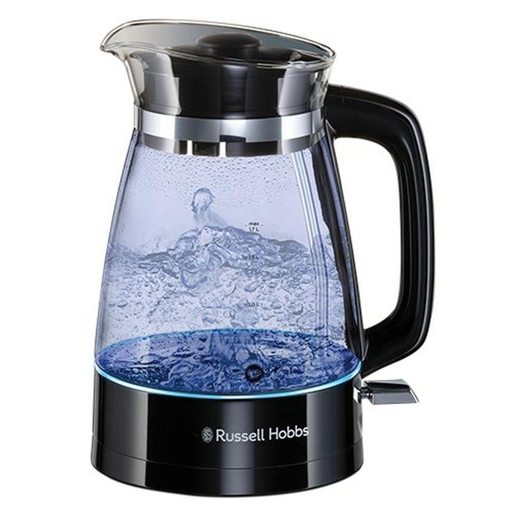 Russell 26080-70 Electric Kettle 1.7L 2400W Black/Transparent