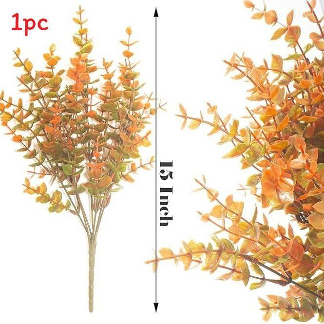 

Artificial Fall Flowers Silk Plant With Uyguali And Violet Colors For Holiday Home Decor
