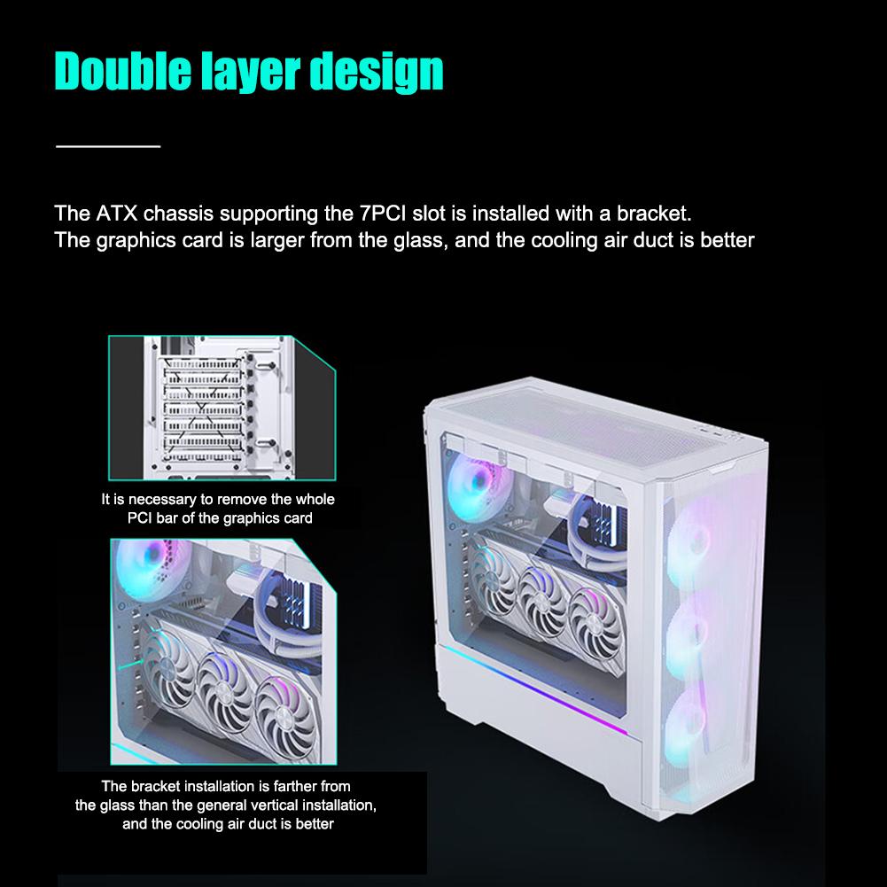 PHAPHANTEKS VGPUKT 4.0 Vertical Graphics Card Modify Bracket GPU Mount Video Card VGA Support Holder Kit Computer Accessories