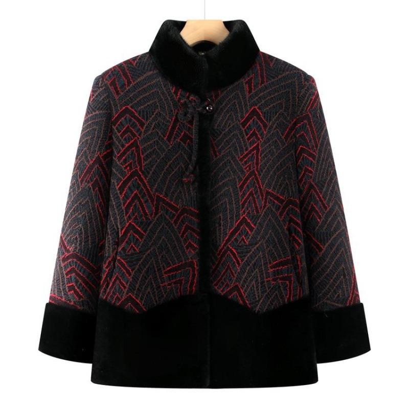 

Зимняя флисовая куртка с воротником-стойкой, топ, женственность, зимняя одежда, утолщенная теплая одежда 5XL [recommended 150-80kg] фиолетовый