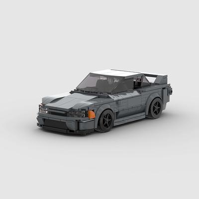 Set de bloques de construcción de juguete clásico de coche superdeportivo, adecuado como regalo de cumpleaños, Halloween, Navidad y para colección de decoración del hogar