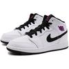Jordan 1 Mid White Black Fuchsia Blast GS 555112-138