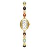 Luxury Women Watches Natural Color Jade Bracelet Quartz Women's Wristwatch Oval Small Dial Fashion Dress Watch Gifts NEW