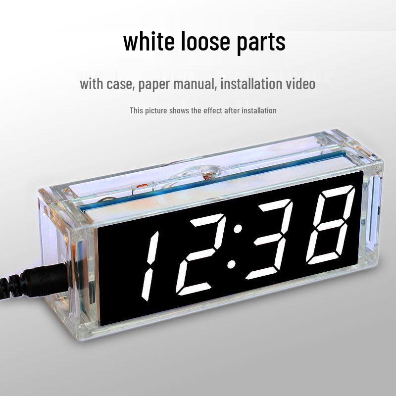 DIY Nixie-Röhren Siebenfarben-Uhr Bausatz: Elektronische Lötpraxis & Alarmzubehör