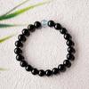Obsidian Bracelet for Men and Women, Fashionable Luck Beads, Light Luxury Bracelet, Exquisite Gift