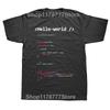 Funny Hello World T Shirts Graphic Cotton Streetwear Short Sleeve Birthday Gifts Computer Programming Languages Tshirt Men