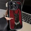 Phone Case for iPhone 17 Air 16E 15 16 Pro Max Doberman Dog Cool Cover 14 Plus 13 12 Mini Soft Shell Silicone Fundas