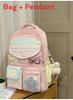 Fashion Backpack With Material And Arch Shaped Shoulder Straps