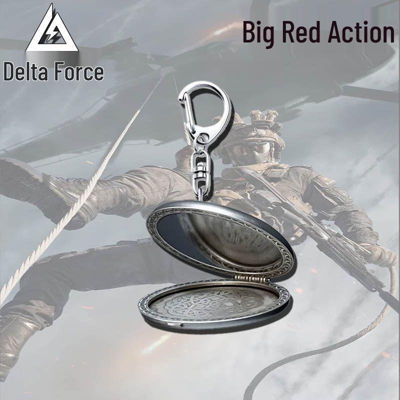 Delta Force Peripherals Acrylic Big Red High Turnaround Keychain Pendant Gift for Friends