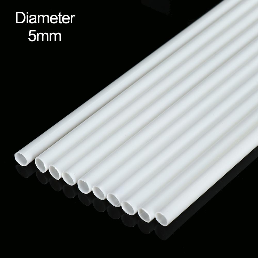 10 sztuk ABS Rura Okrągła Plastikowa Pusta Rura średnica 2mm/2,5mm/3mm/4mm/5mm/6mm/8mm/10mm DIY Ręcznie robione Materiał do stołu piaskowego model