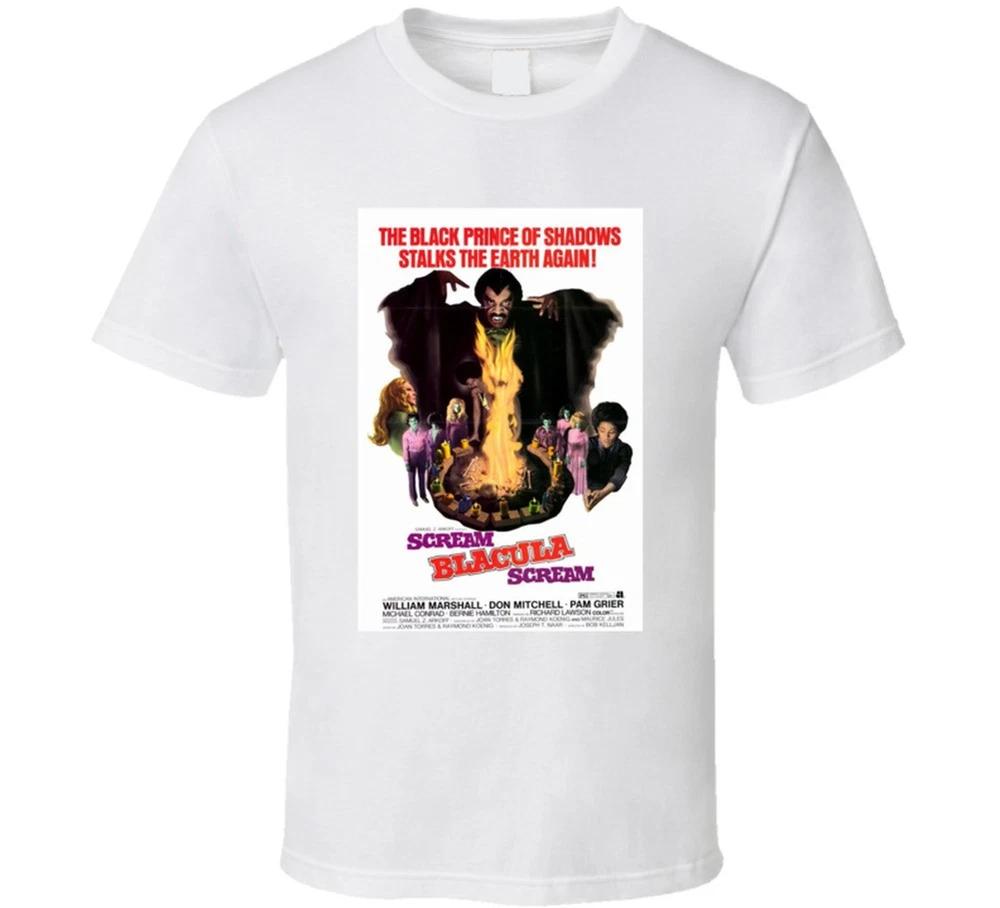Blacula Scream Black Film Vampire Halloween Classic Movie T Shirt S