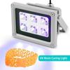 3D Printer UV Resin Curing Lamp With Rotating Stand Solid Photosensitive Resin 405nm UV Resin Effect DIY Curing for Case