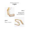 Copper inlaid zirconium electroplating color-preserving chain bracelet women, exquisite fashion cold wind summer jewelry treatment