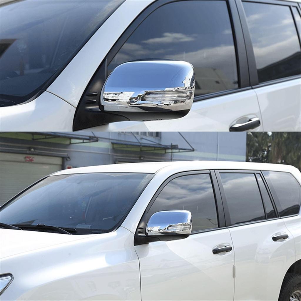 Door Mirror Cover Fit For Toyota Land Cruiser Prado 150 FJ150 2018 2019 2020
