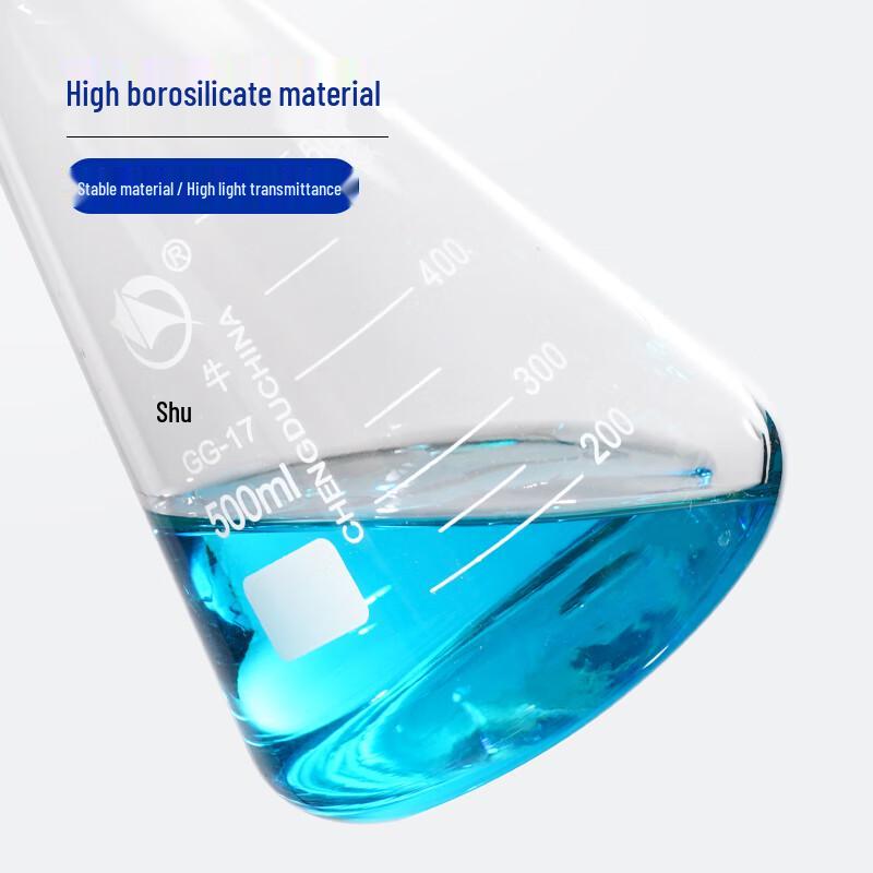 Shu Niu Borosilicate Glass Erlenmeyer Flask