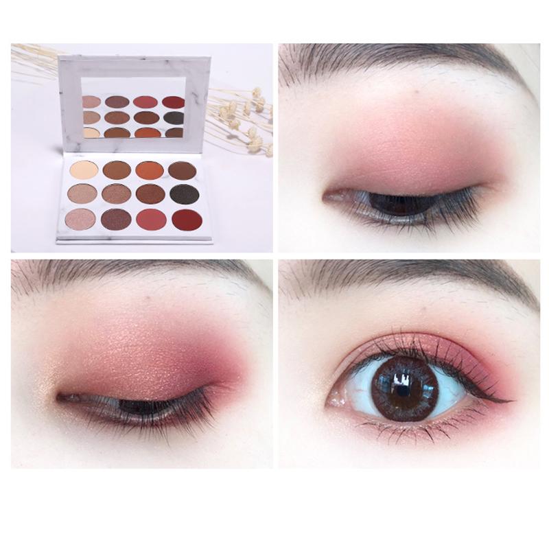 SENANA Streamer Star Twelve Color Marble Eyeshadow Glossy Eyeshadow Palette
