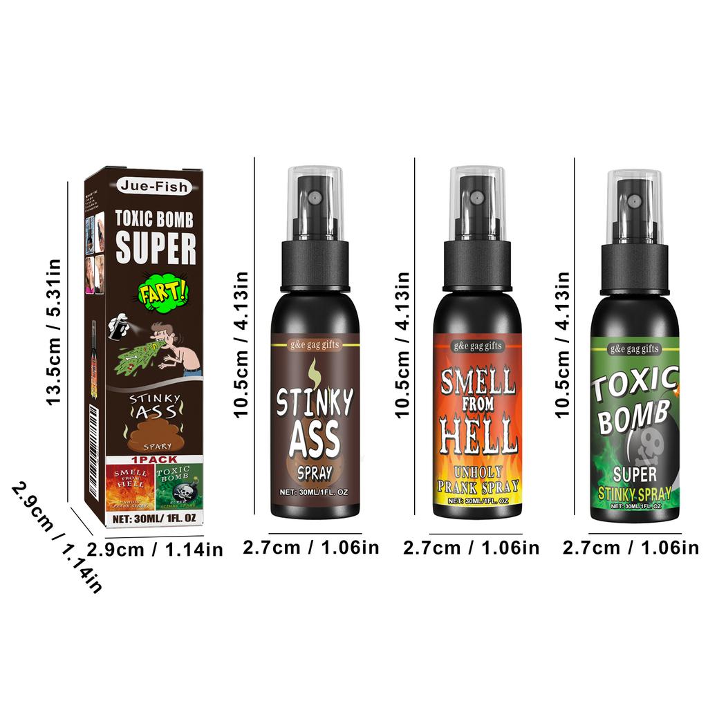 Super Concentrated Stinky Fart Spray a must-have For Pranking Instantly Emits a Realistic Stench and is a Portable Prank Product