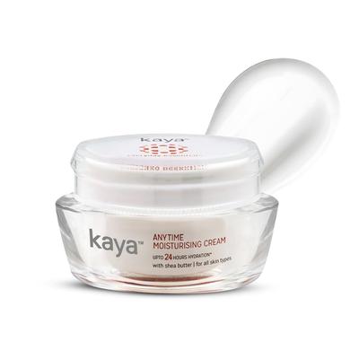 Kaya Anytime Moisturising Cream 50ml | Enriched With Shea Butter | Daily Use Cream | 24 Hours Hydration | All Skin Types
