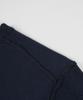 BIRBANTE Soft Washable Two-Tone Round Knit - Dark Navy
