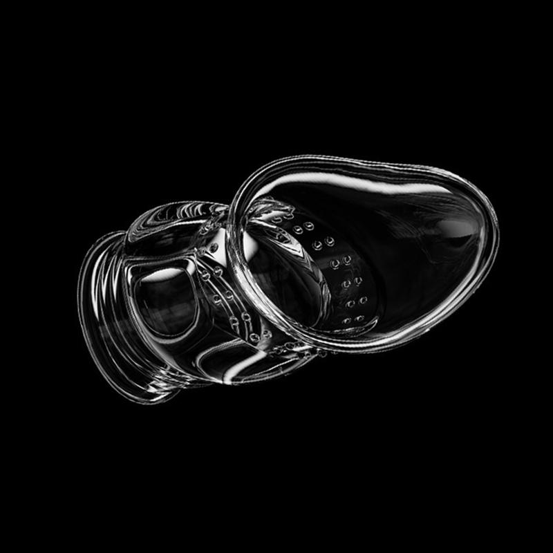 Gland transparent Cock Ring Mărirea penisului Inele preputului Întârzierea ejacularei Inele reutilizabile pentru penis Extender Jucării sexuale pentru bărbați