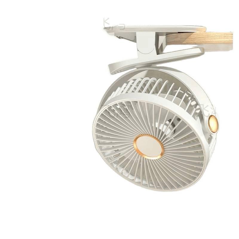 Rechargeable Clip-On Mini Fan: Ideal for Dorms, Beds, Desks, Offers Quiet Operation & High Airflow