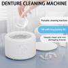 Portable High-Frequency Vibration Denture Cleaning Machine USB Powered for Jewelry Eyeglasses Watches Home Use