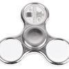Rotating Finger Spinner Light Effect Changing Patterns LED Electroplate Finger Fidget Hand Spinner for Home