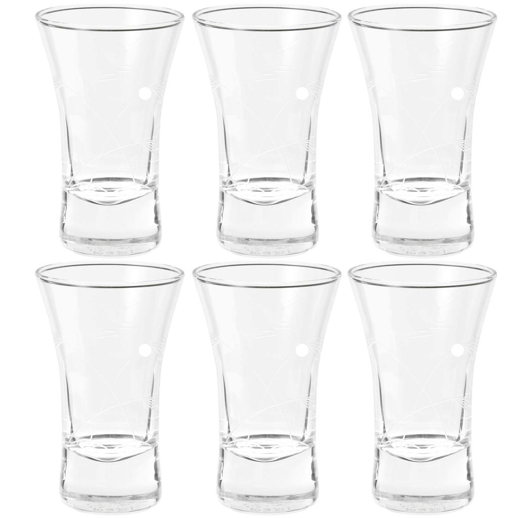 Kiriko Cup Pampas Grass and Moon Kiriko 110ml X 6 Pieces 09112-78