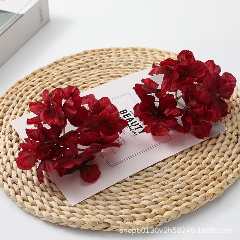 5/10Pcs Artificial Burnt Edge Flower Heads Artificial Silk Home Restaurant Vase Decoration DIY Mother's Day Bridal Wedding Decor
