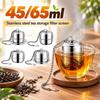 New Stainless Steel Tea Infuser Fine Mesh Sealed Threaded Lid Tea Strainer With Chain Sphere Shape Tea Filter Teaware