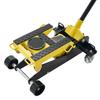 Low Profile Floor Jack, 2 Ton Capacity, Steel Racing Floor Jack with Single Piston Quick Lift Pump & Wheels, Hydraulic Trolley Car Lift for Cars,