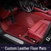 Full Coverage Star-Themed Leather Floor Mats for XPeng P7, G3, G6, G9, X9, MO3, and P5 Models.