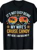 Matching Cruise Candy Husband And Wife Men'S T-Shirt Plus Size Retro Casual Round Neck Printed T-Shirt Unisex