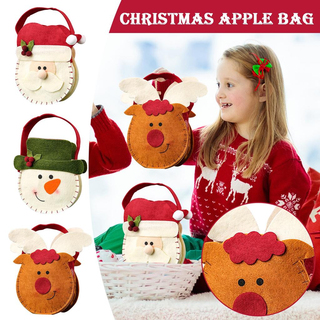 Christmas Bag Gift Bag Christmas Eve Candy Packaging Snowman Elderly Kindergarten Children Small Gifts