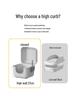 Fully Enclosed Large Flip-Top Cat Litter Box with High Walls - Anti-Splash, Easy to Clean