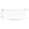 5m 96 LEDs Curtain Icicle String Light IP44 Waterproof Energy Saving 8 Lighting Modes Outdoor Decor Lights For Home Decor