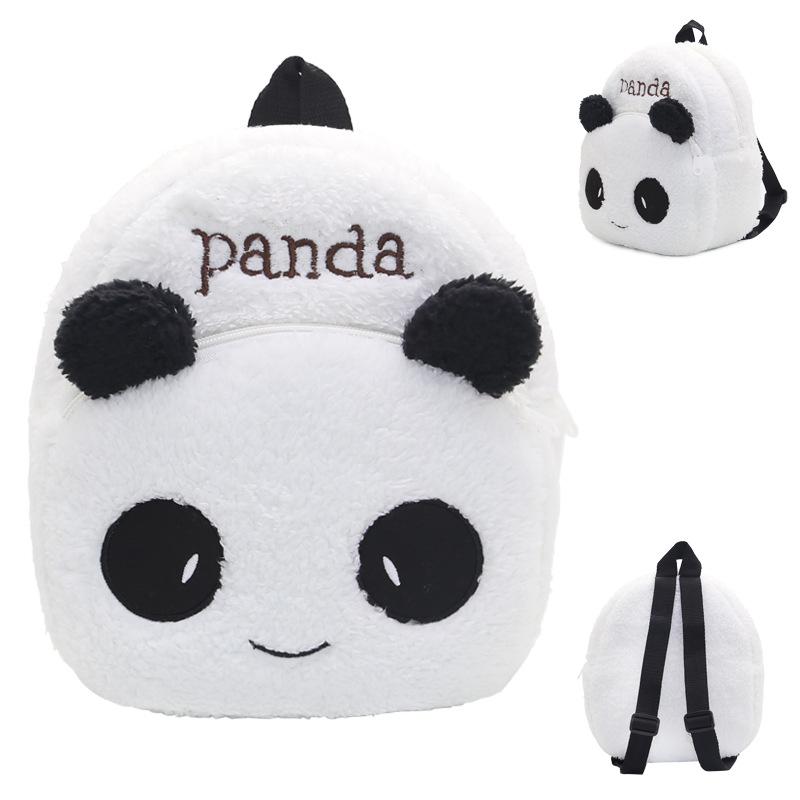 Children'S Cartoon Plush Toy Backpack For Kindergarten Lightweight School Bag