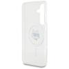 Karl Lagerfeld Button Choupette Case Printed Logo Magsafe For Samsung Galaxy S25+ White