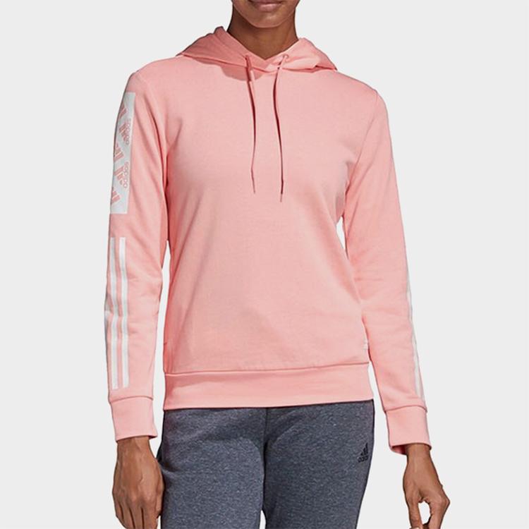 Adidas W Block Po Hd Sports Hoodie Women Hoodies Pink FK3232