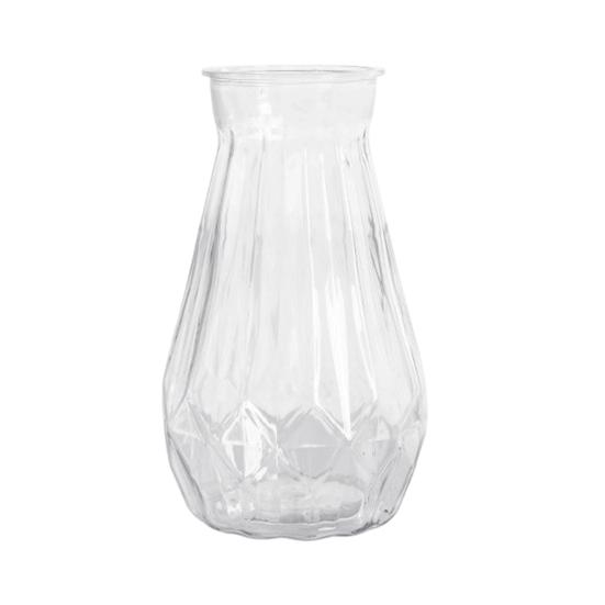 Modern Plastic Bud Vase Transparent Decorative Vase Flower Holder Centerpiece Vase for Home чистый
