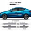 Mazda 2 Sedan 15-19 - Listwy Chrom Drzwi Ochronne