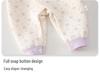 Infant Padded Jumpsuit - Warm Winter Bodysuit for 0-1 Year Old Girls, Size 73