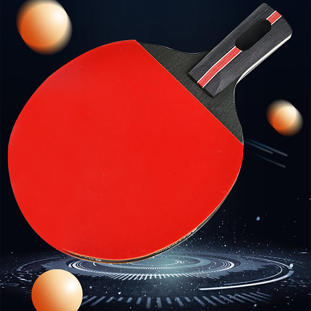 1 Paar Tischtenisschläger Tischtennisschläger Tischtennisausrüstungsset für Anfänger, Tischtenisschläger mit Gummigriff