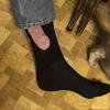 Novelty Socks Exposed Women Man Novelty Funny Socks