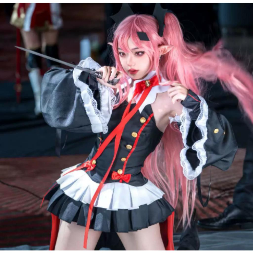 Anime Seraph of the end Krul Tepes Cosplay LolitaDress Vampire Costume Uniform