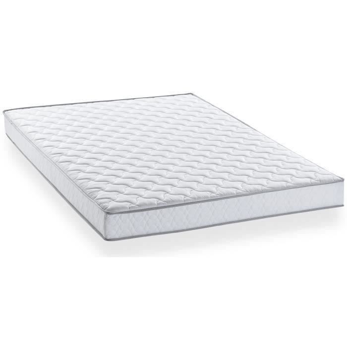 Ensemble matelas + sommier 140 x 190cm - Mousse à mémoire de forme - DEKO DREAM Koysi