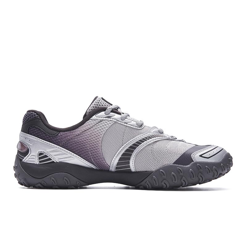 FILA ECHAPPE 2 Abrasion Resistant, Breathable, Lightweight Low top Casual Shoes Men's Peacock Cloud Gray/Shale Purple F12M622116FNS